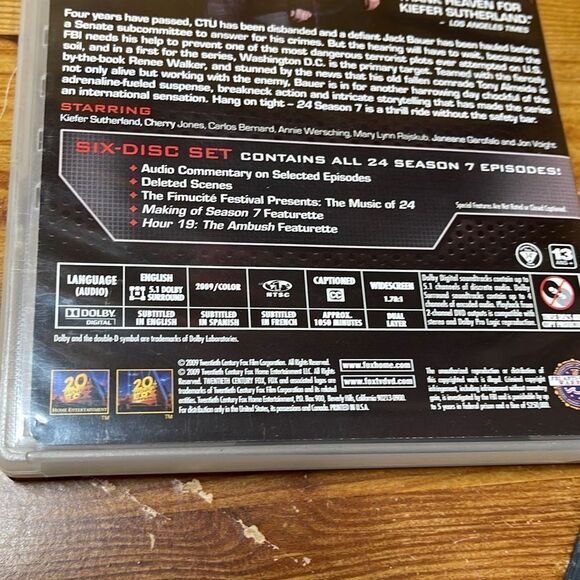 Kiefer Sutherland 24 Season 7 six disc set - Picture 3 of 3